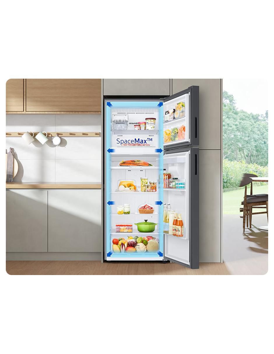 Refrigerador top mount Samsung 11 pies cúbicos inverter y no frost RT31DG5124S9