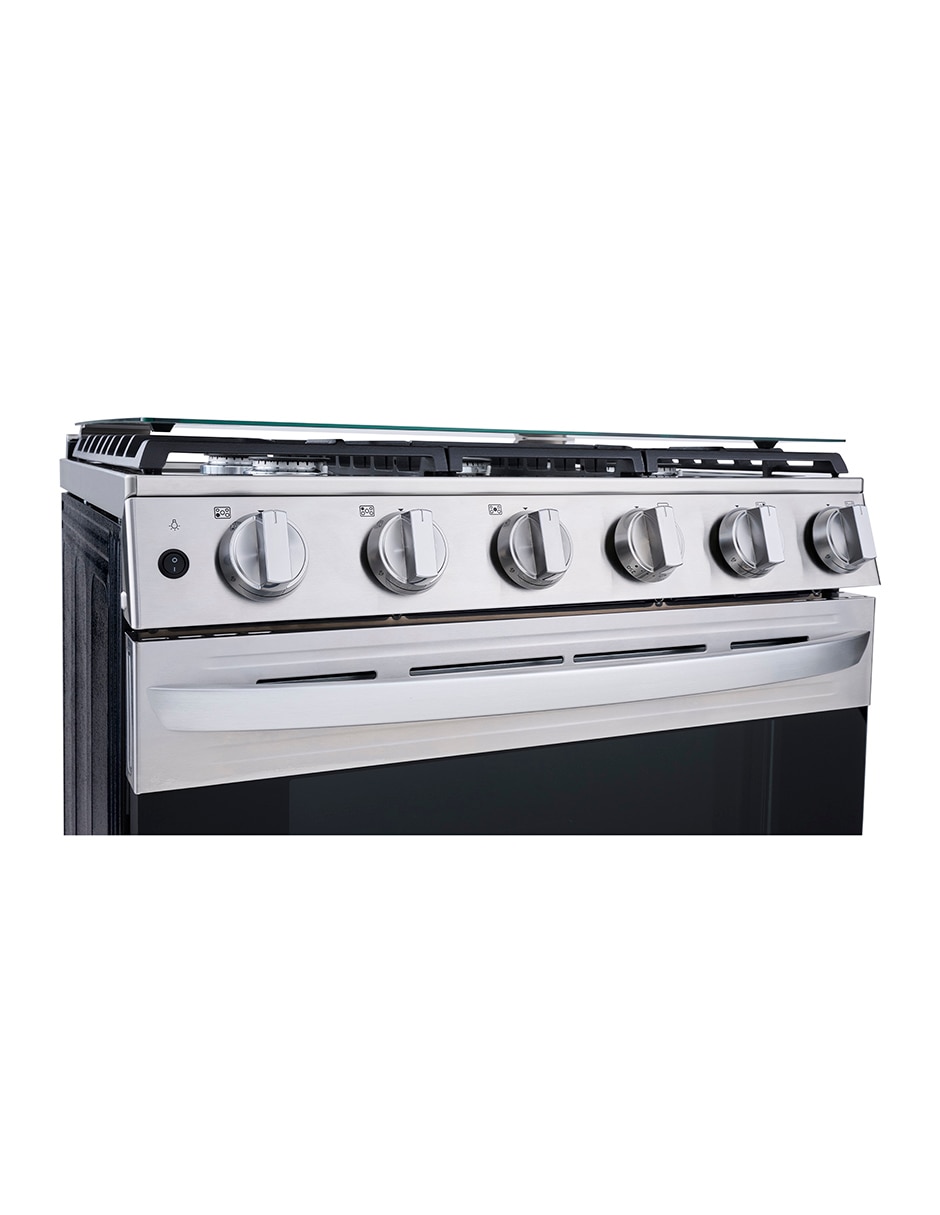 Estufa empotrable a gas lp 75.8 cm RL5840S de 5 quemadores 4
