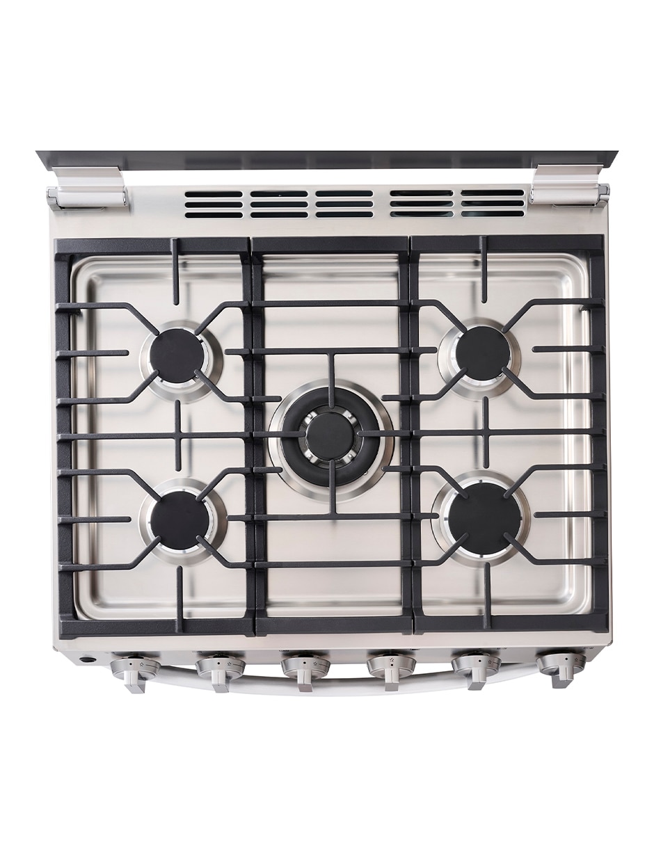 Estufa empotrable a gas lp 75.8 cm RL5840S de 5 quemadores 6