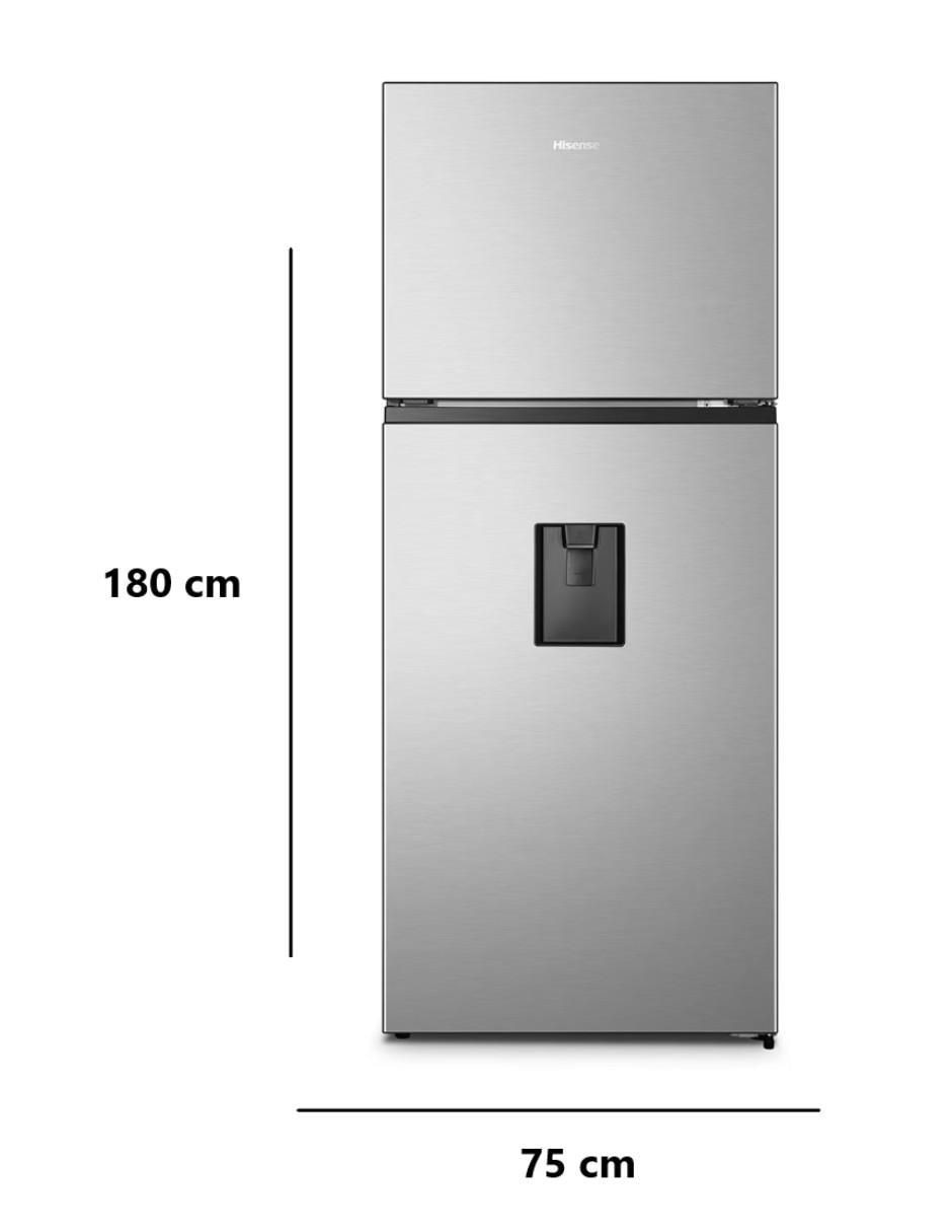 Refrigerador top mount Hisense 14 pies cúbicos RT14N6CDX