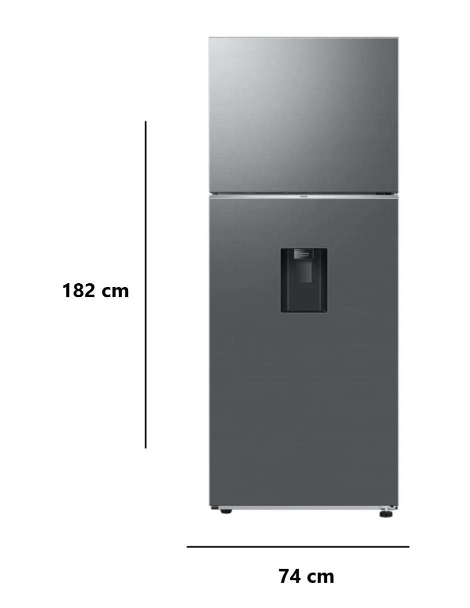 Refrigerador top mount Samsung 12 pies cúbicos inverter y no frost y fábrica de hielo RT35DG5224S9