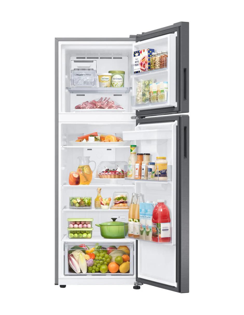 Refrigerador top mount Samsung 12 pies cúbicos inverter y no frost y fábrica de hielo RT35DG5224S9