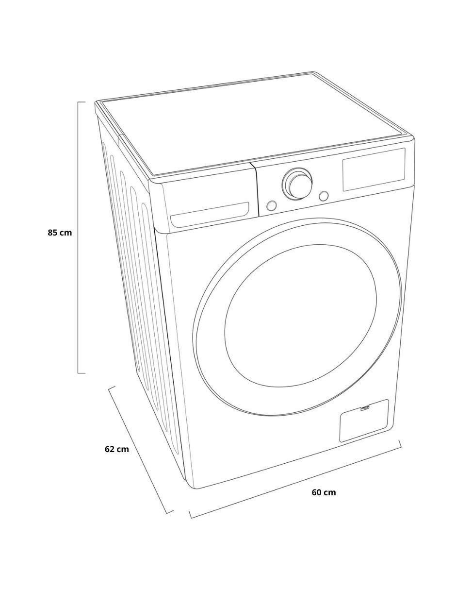 Lavadora Lg ai direct drive 12 kg automática carga frontal wm12wvc4s6
