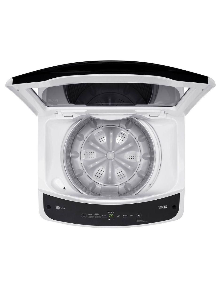 Lavadora Lg smart inverter turbodrum 19 kg automática carga superior wt19wvtb