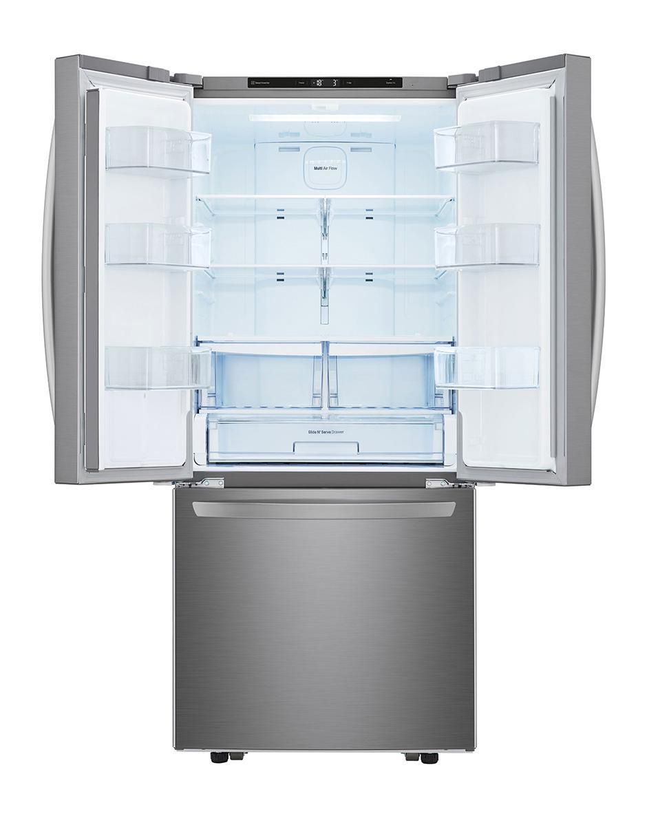Refrigerador french door LG 22 pies cúbicos inverter y no frost GM22BIP