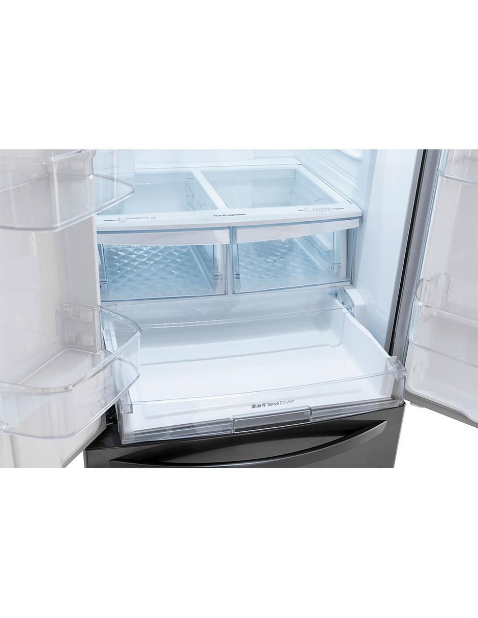 Refrigerador french door LG 22 pies cúbicos inverter y no frost GM22BIP