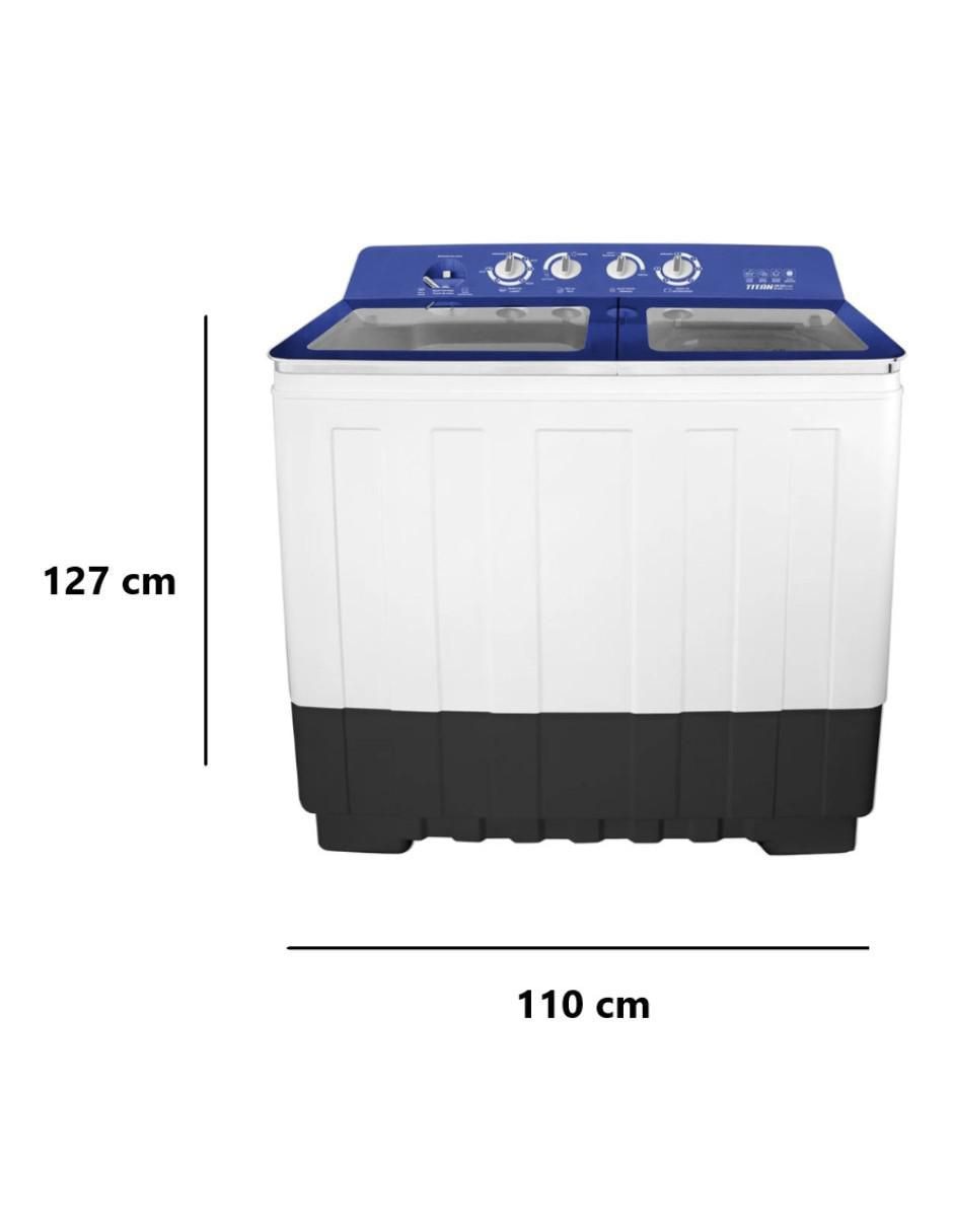 Lavadora doble tina 28 kg semiautomática carga superior ls28131pcba 6