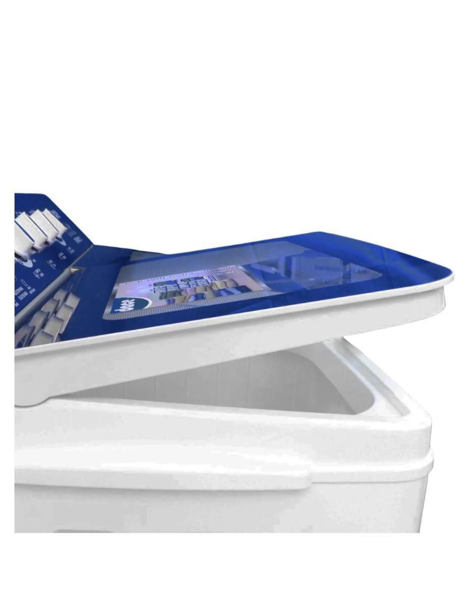Lavadora doble tina 28 kg semiautomática carga superior ls28131pcba