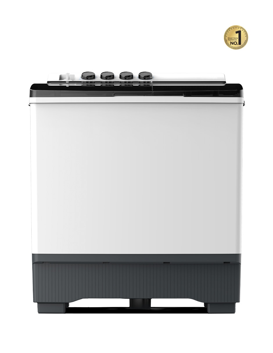 Lavadora doble tina Midea Twin Force 17 kg semiautomática carga superior MT100W170W-MX