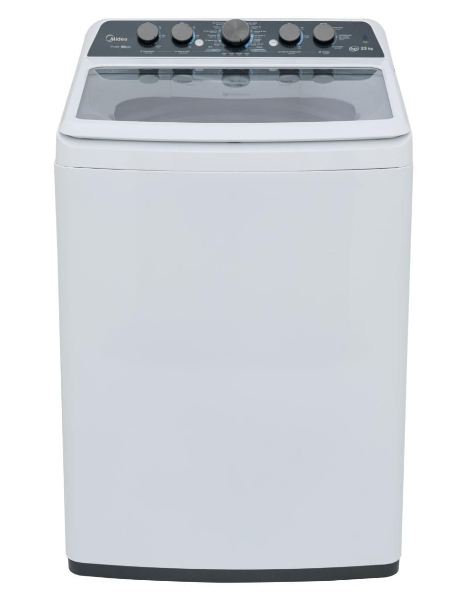 Lavadora Midea 23 kg automática carga superior ma500w23/w