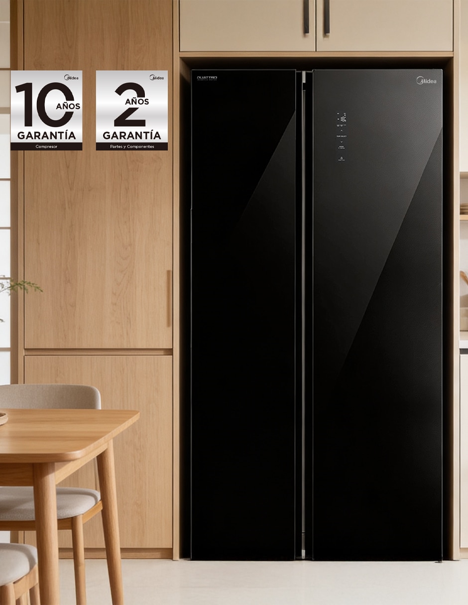 Refrigerador dúplex Inverter Quattro 20 pies cúbicos no frost fábrica de hielo MDRS710FGM22 6