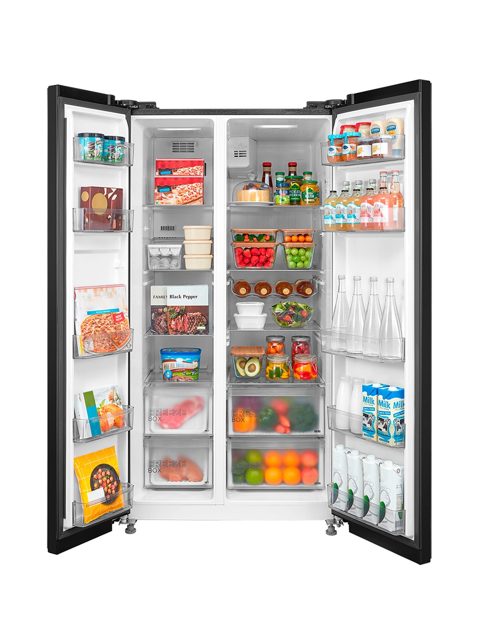 Refrigerador dúplex Inverter Quattro 20 pies cúbicos no frost fábrica de hielo MDRS710FGM22 8