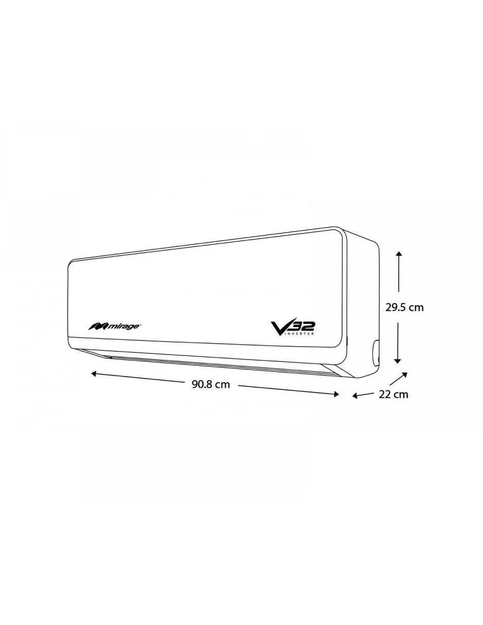 Aire acondicionado mini split inverter Frío 18000 BTU SETCVF181E 220 V 3