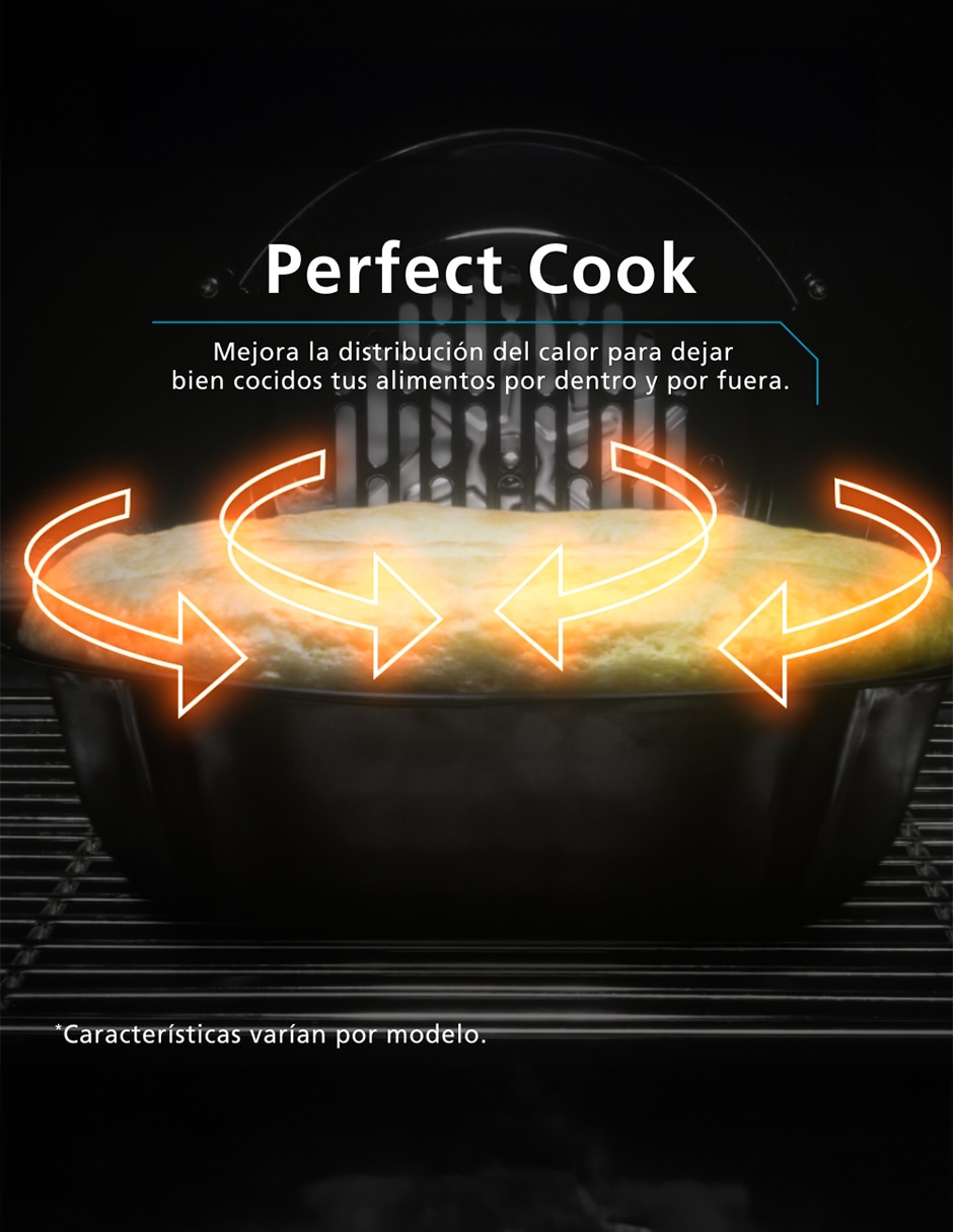 Estufa de piso a gas lp Mabe Air Fry 76 cm EMHA7602DSS0 de 6 quemadores