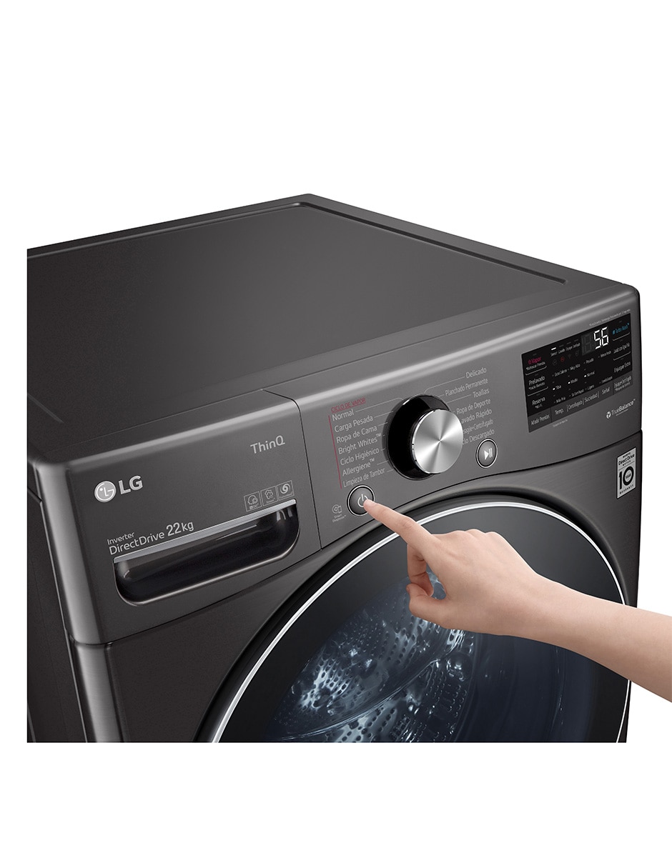 Lavadora 22 kg automática carga frontal WM22BV2S6R 4