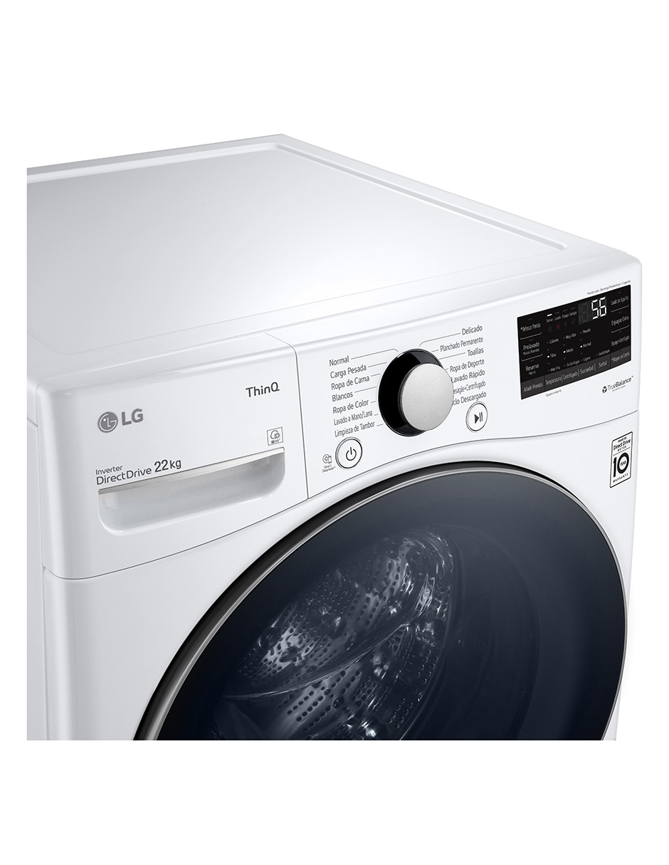 Lavadora LG 22 kg automática carga frontal WM22WV26SR.WDP6W