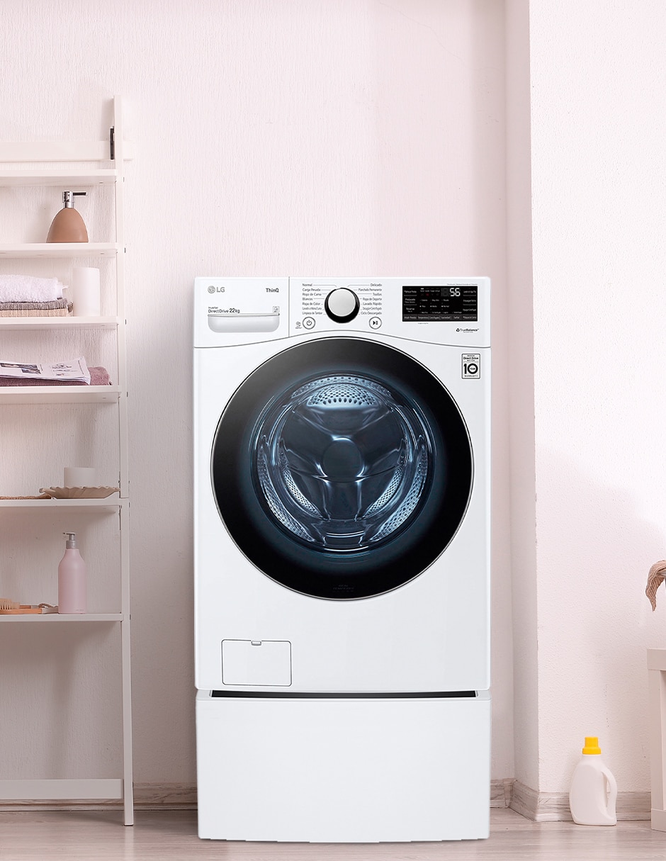 Lavadora LG 22 kg automática carga frontal WM22WV26SR.WDP6W