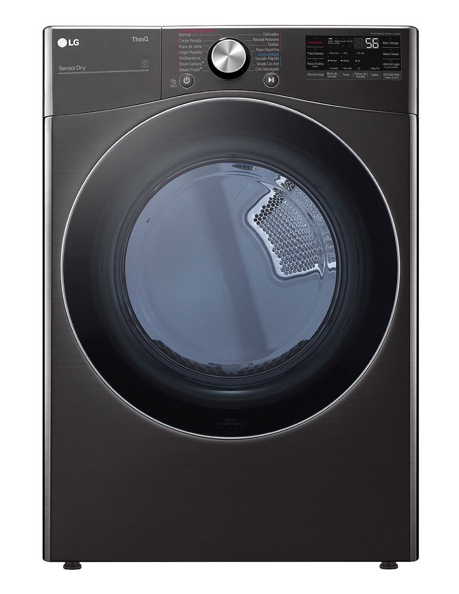Secadora de gas lp lg de 22 kg con 14 ciclos df22bv2sr