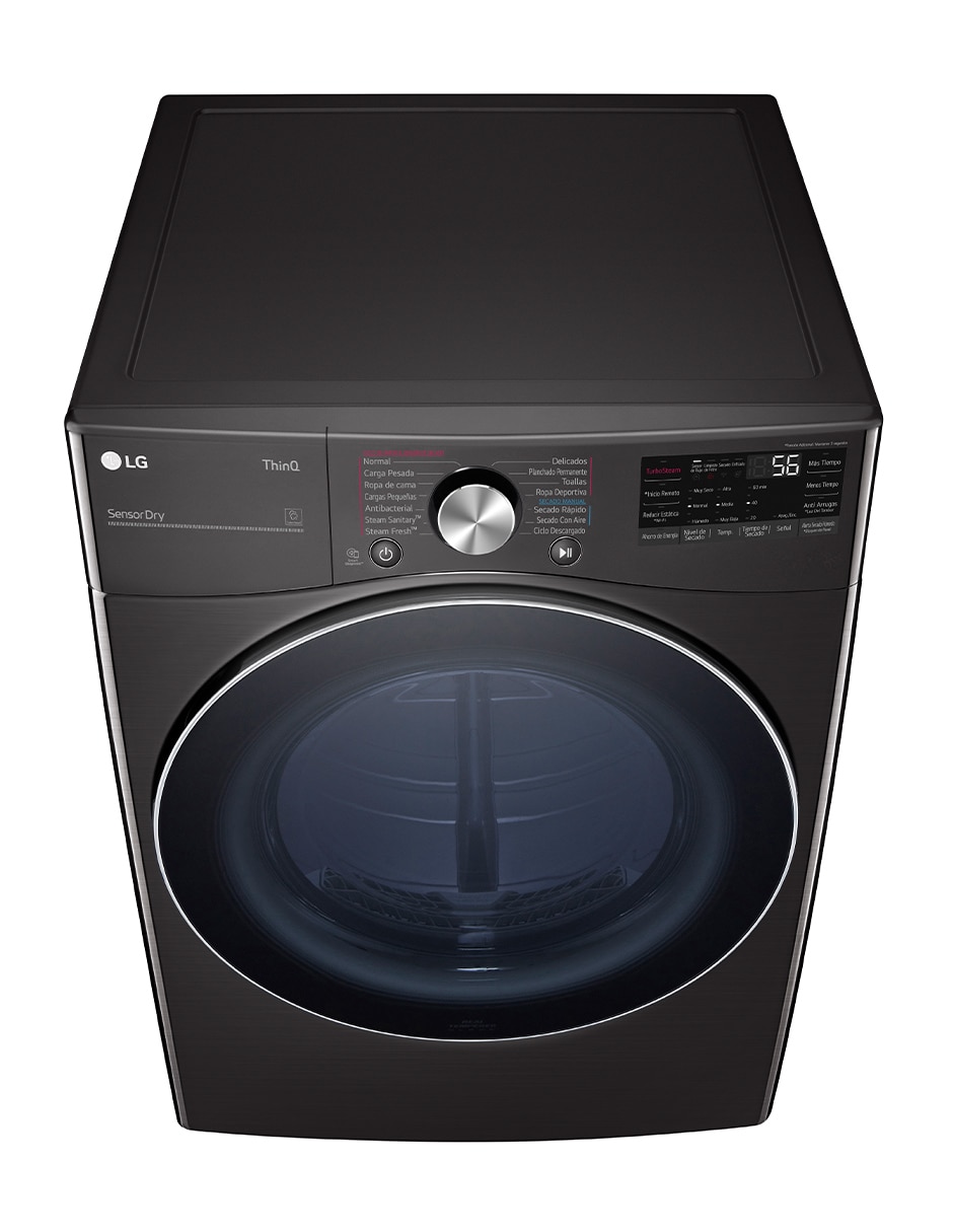 Secadora de gas lp lg de 22 kg con 14 ciclos df22bv2sr
