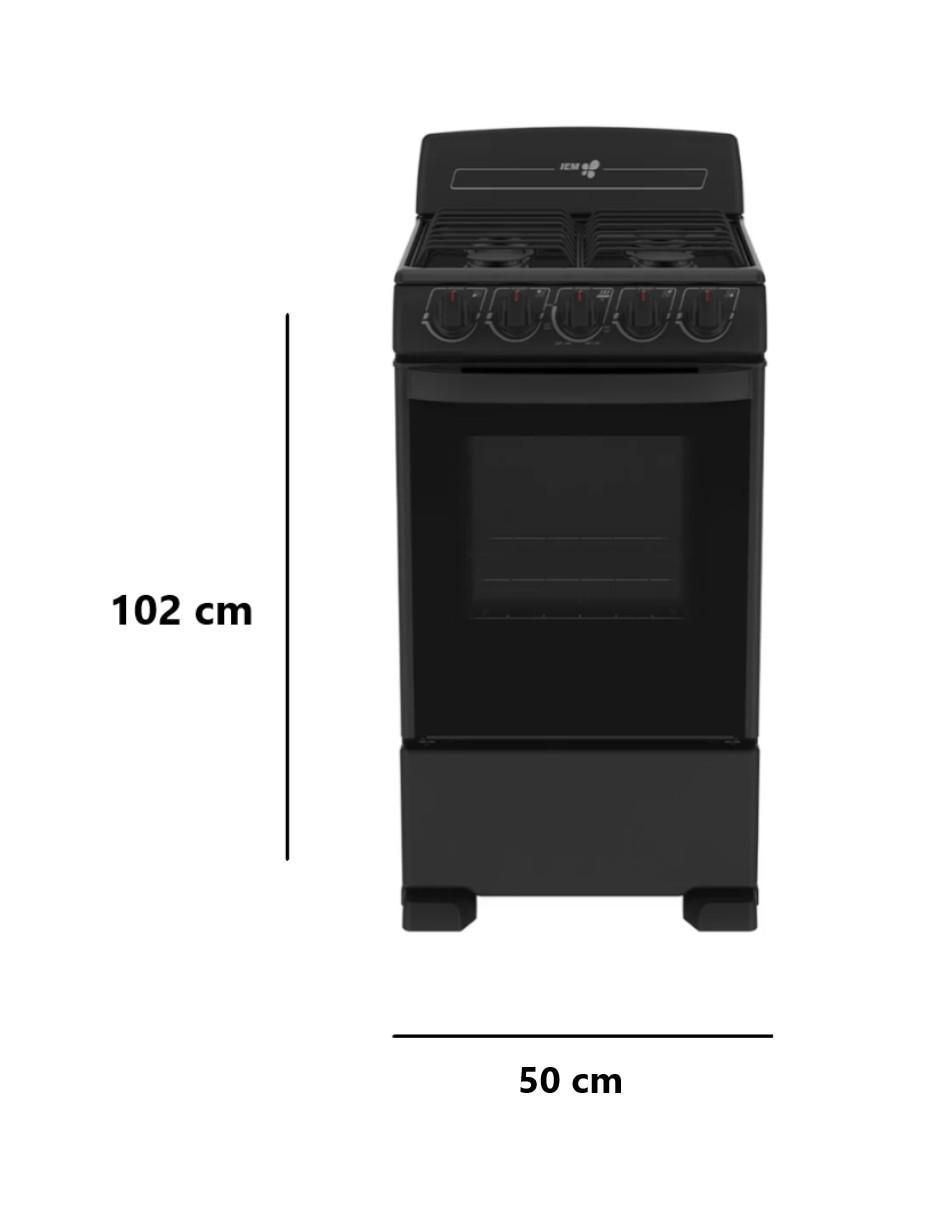 Estufa de piso a gas natural/lp Iem 50 cm EI5020BAPN1 4 quemadores