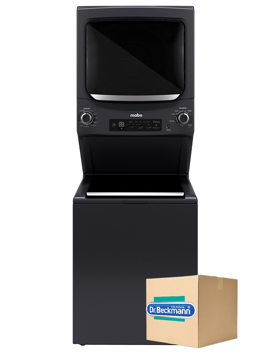 Centro de lavado Mabe AI Ultra Capacity + Kit de Limpieza gas lp 24 KG MCL2440PPDG0LIM