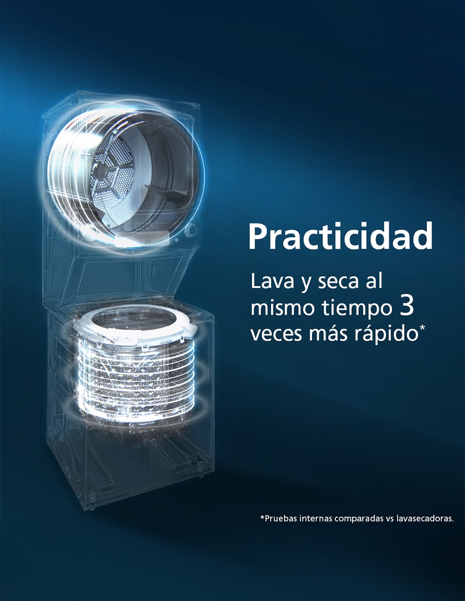 Centro de lavado Mabe AI Ultra Capacity + Kit de Limpieza gas lp 24 KG MCL2440PPDG0LIM