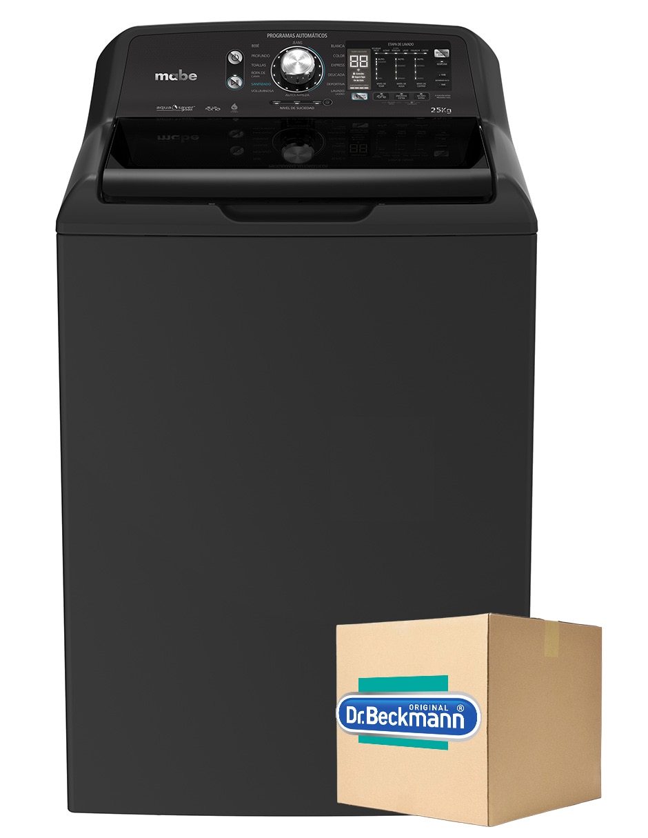 Lavadora Mabe Kit Limpieza 25 KG automática carga superior LMP75201WDAB0LIM