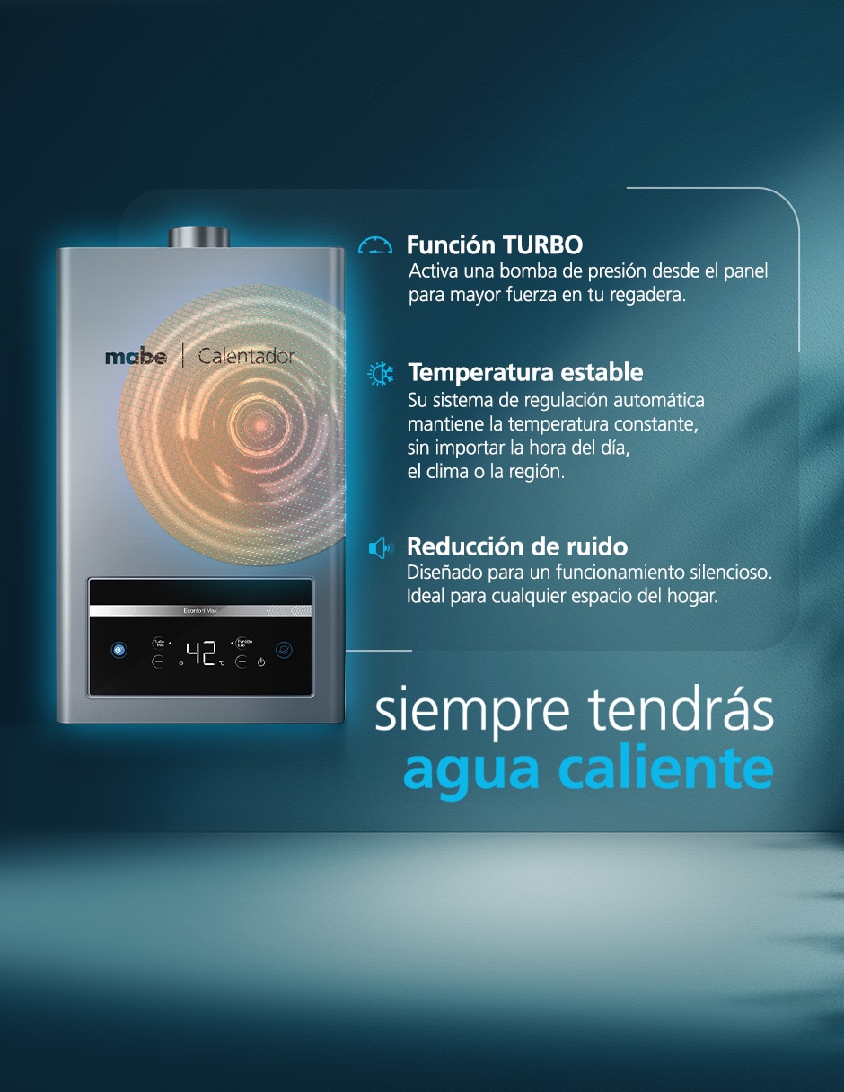 Calentador instantáneo Mabe CMBM11M1FSNA 11 L Gas Natural