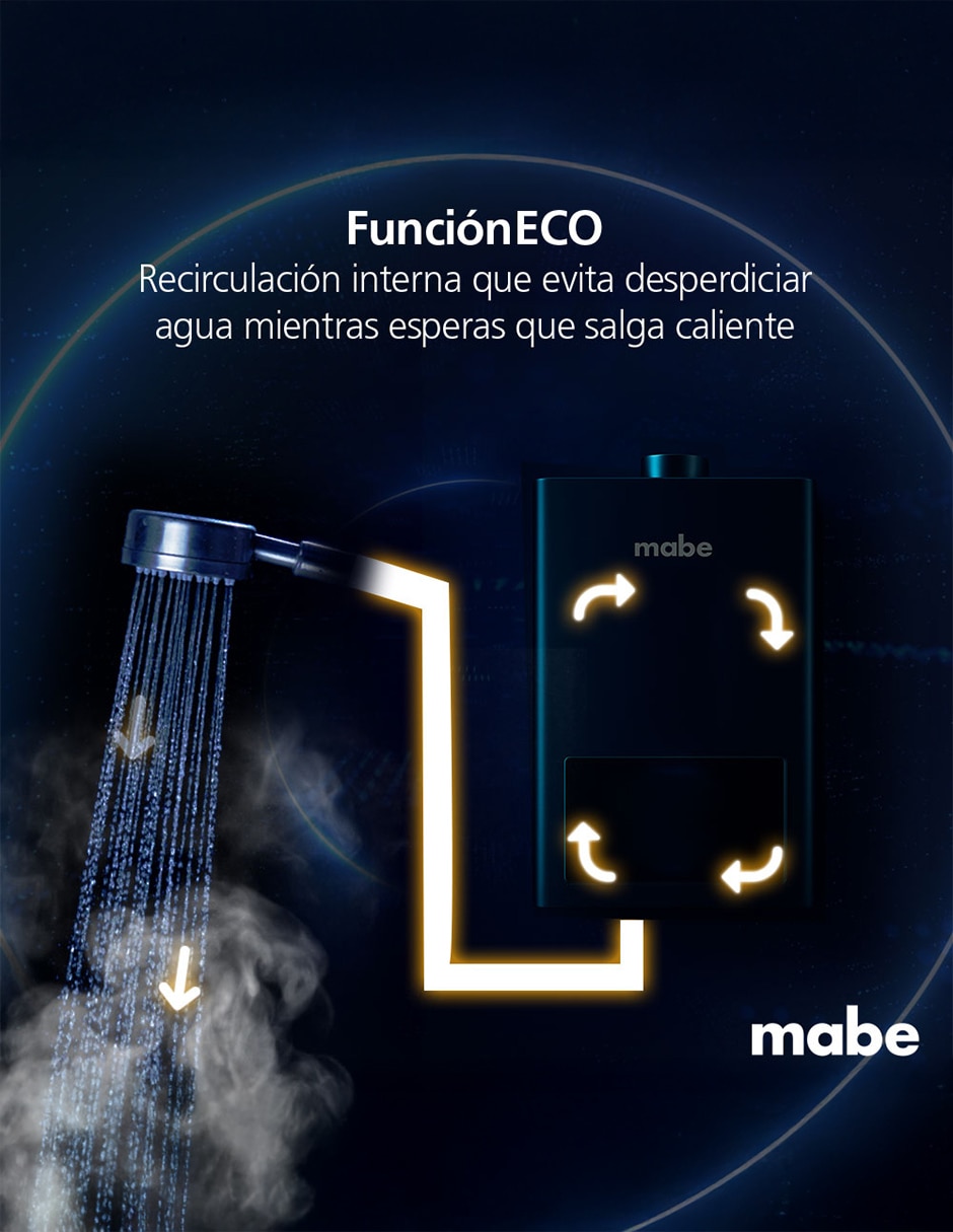 Calentador instantáneo Mabe CMBM16M1FSLP 16 L Gas Lp