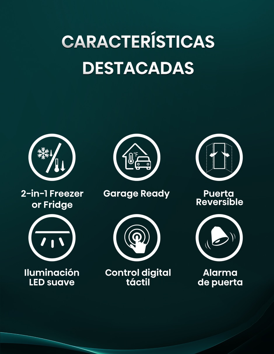 Congelador Hisense FV10N6ASX vertical 10 pies cúbicos