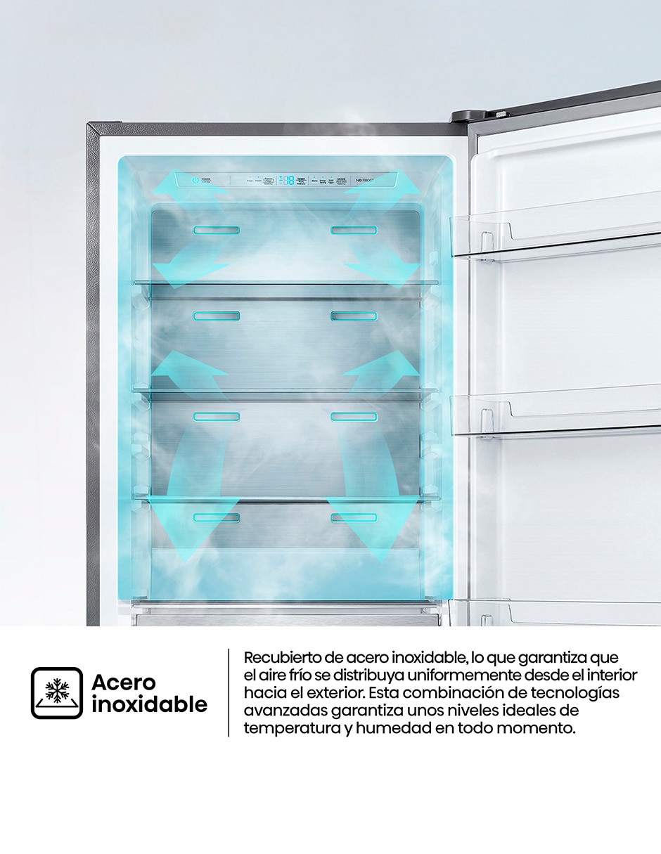 Refrigerador Dúplex 28 pies cúbicos Inverter y No Frost y fabrica de hielos manual FV28N6ASX 15