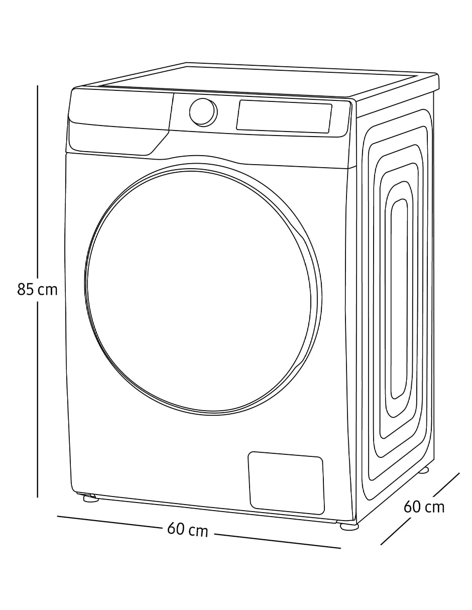 Lavasecadora Samsung eléctrico 13 kg 8 kg WD13FG6B34BBAX