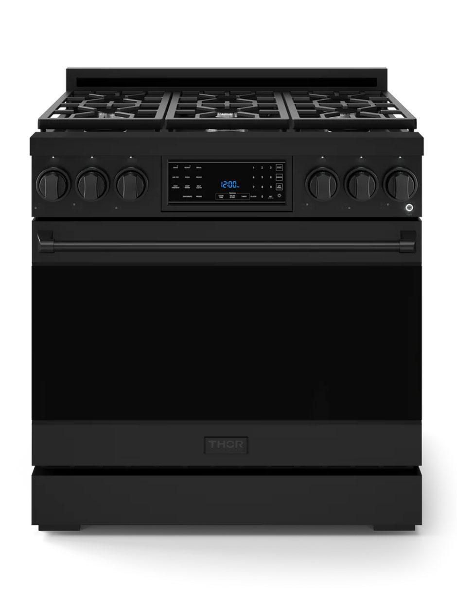 Estufa de piso a gas natural Thor Kitchen 91 cm RSG36B de 6 quemadores