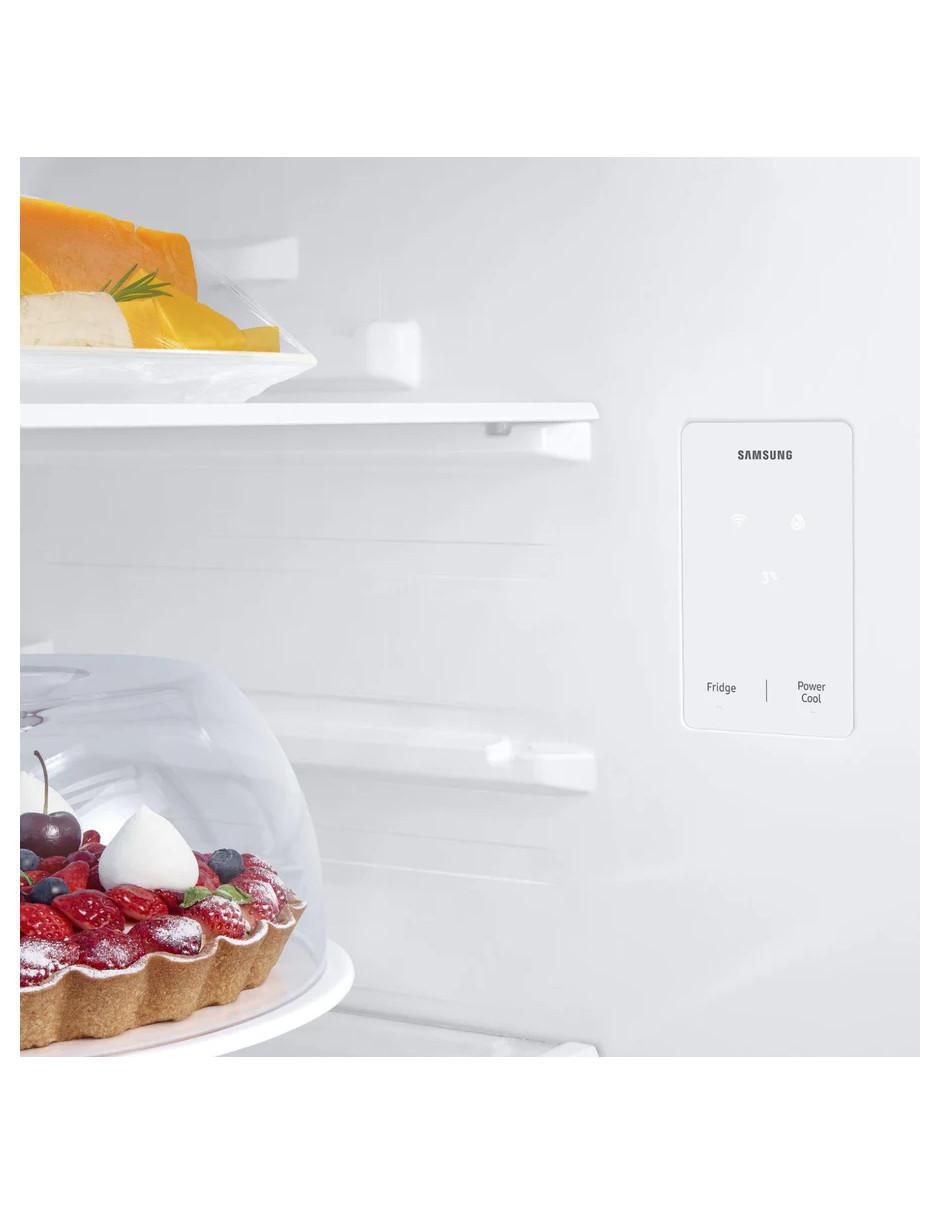 Refrigerador top mount Samsung 12 pies cúbicos tecnología inverter y manual RT35DG5124S9