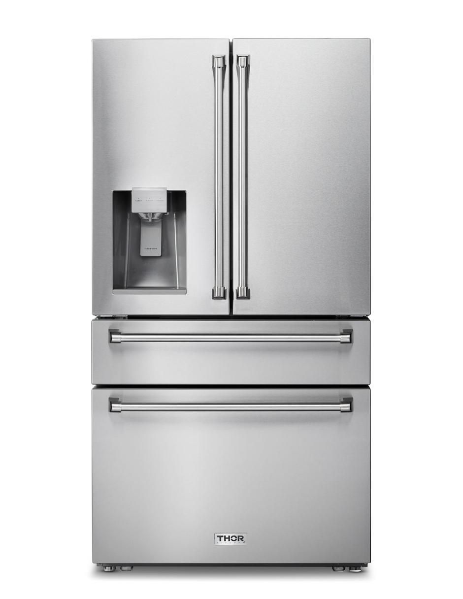 Refrigerador french door Thor Kitchen 21 pies cúbicos Dual Cooling (Doble Evaporador) y fábrica de hielos TRF3601FD
