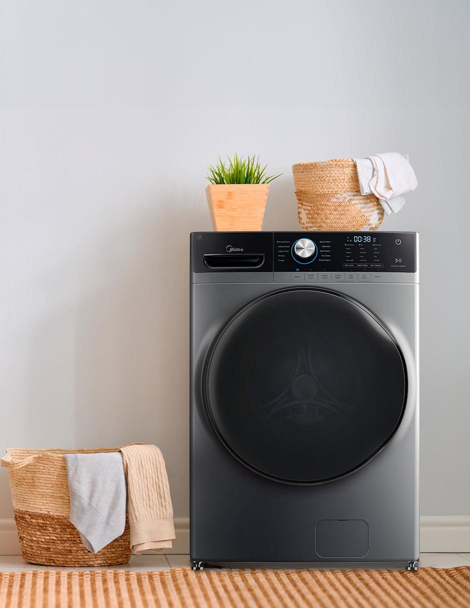 Lavadora Midea 21 kg automática carga frontal MH04W210/S