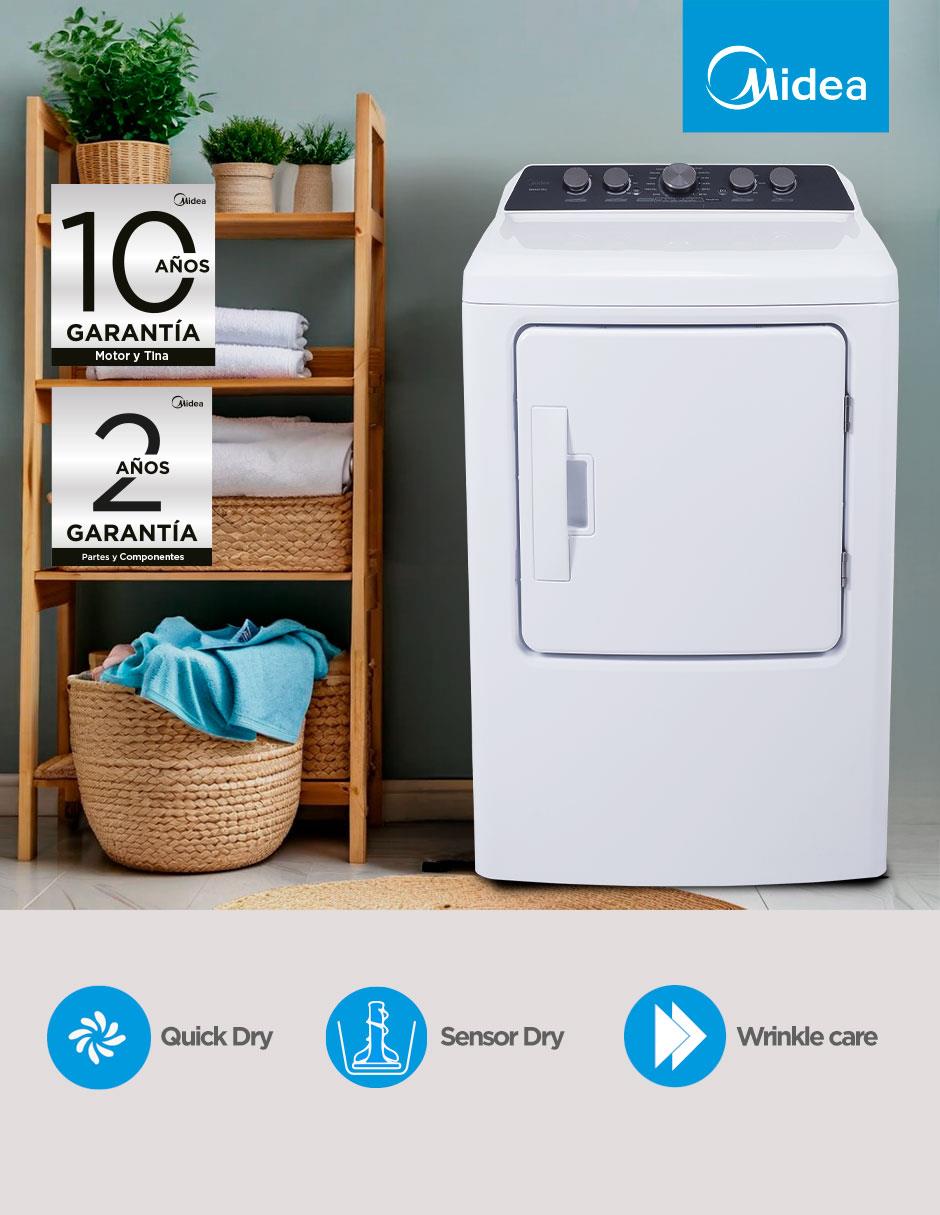 Secadora de gas de 23 kg con 8 ciclos MD500D230/W