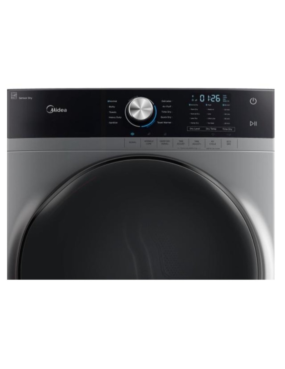 Secadora de electrónico Midea de 22 kg con 14 ciclos MH04D220/S