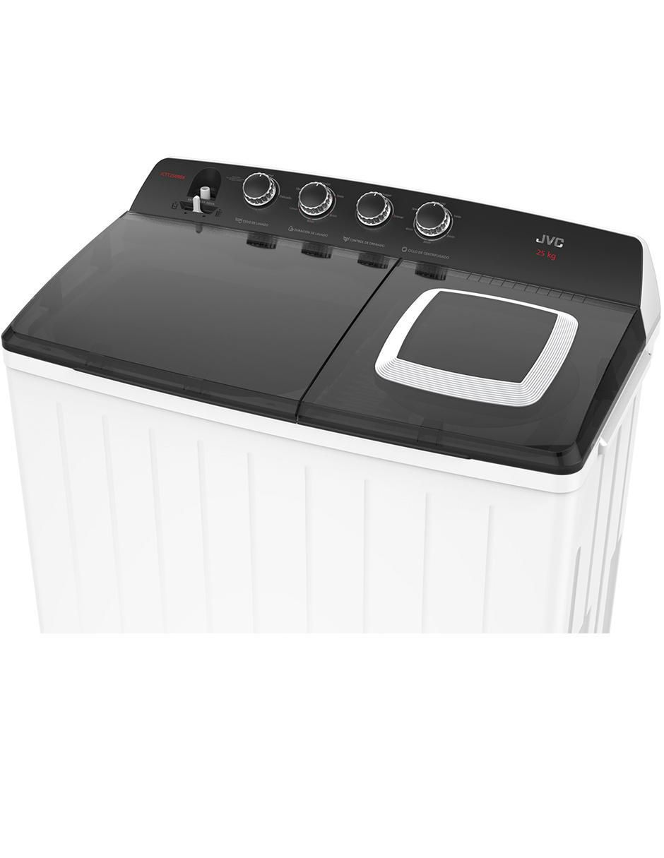 Lavadora doble tina JVC Lavadora Doble Tina 25 kg semiautomátic carga superior JCTT2509BK