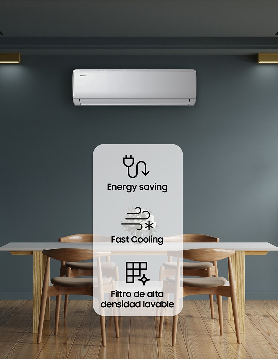 Aire acondicionado mini split inverter frío y calor 12000 BTU AR40F12C0AMAX