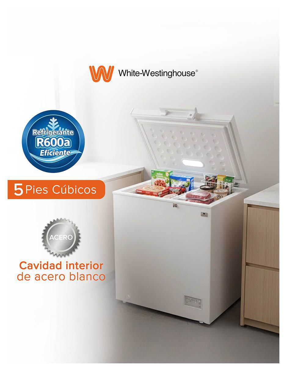 Congelador White Westinghouse WWCCF05145LHWSD_05 horizontal 5 pies cúbicos