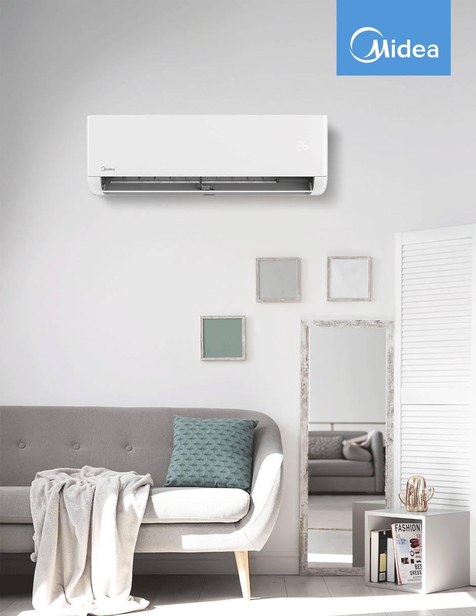 Aire acondicionado mini split inverter Midea frío 12000 BTU MAS12C2EIR 230V