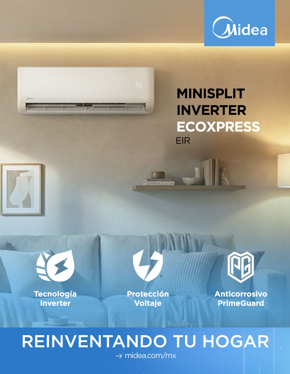 Aire acondicionado mini split inverter frío y calor 12000 BTU MAS12H1EIR 115V 4