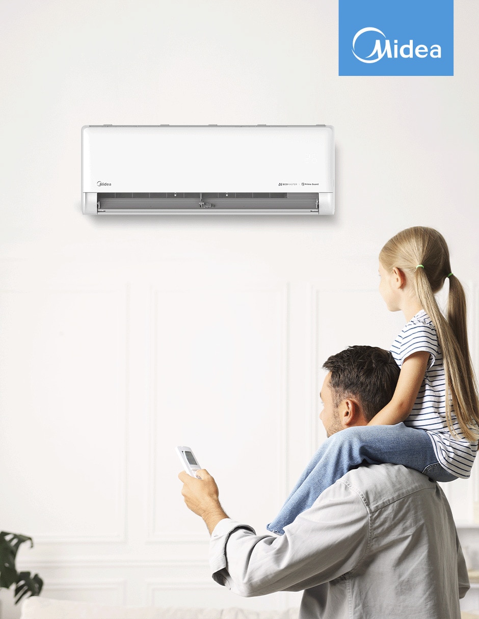Aire acondicionado mini split inverter Midea frío y calor 12000 BTU MAS12H2EZI 220V