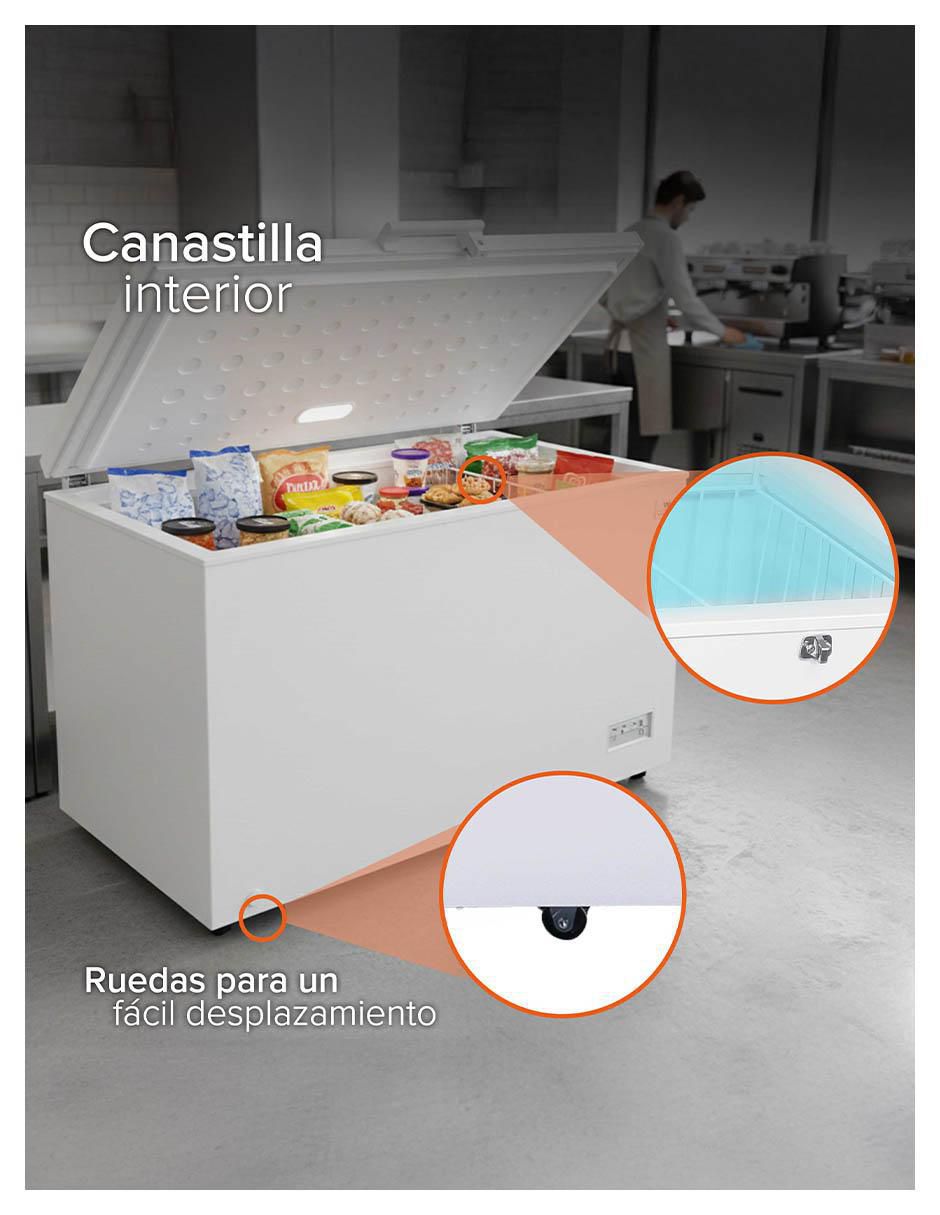 Congelador WWCCF134380LHWSD horizontal 14 pies cúbicos
