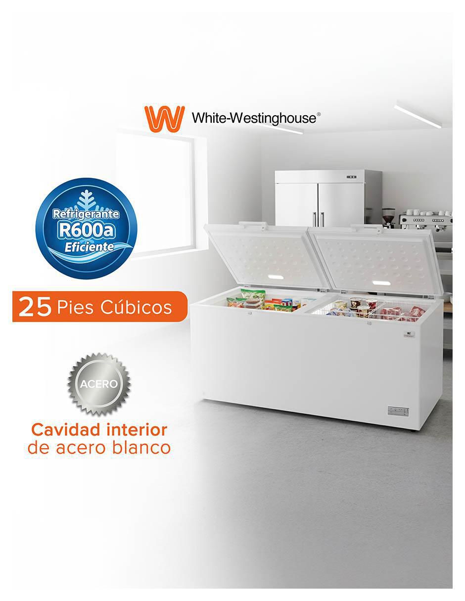 Congelador WWCCF25708LHWDD horizontal 25 pies cúbicos 6