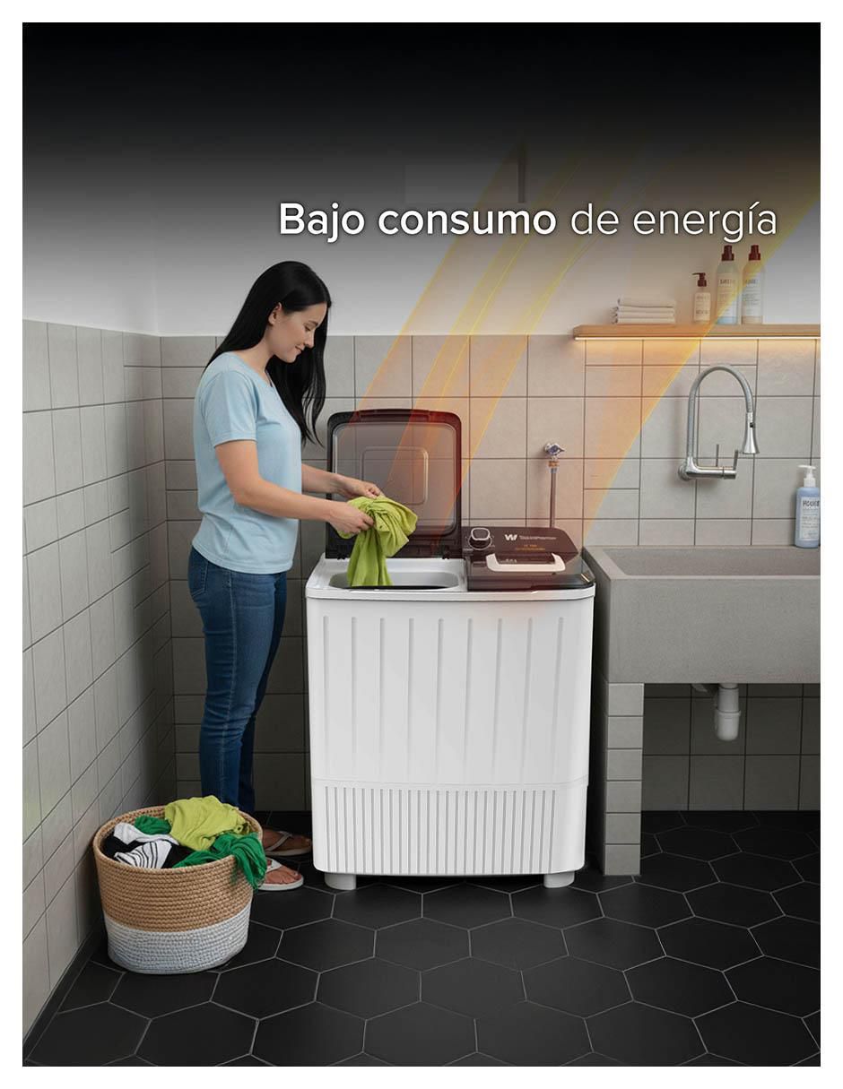 Lavadora doble tina 13 kg semiautomática carga superior WWXCTT23905BK_05 3
