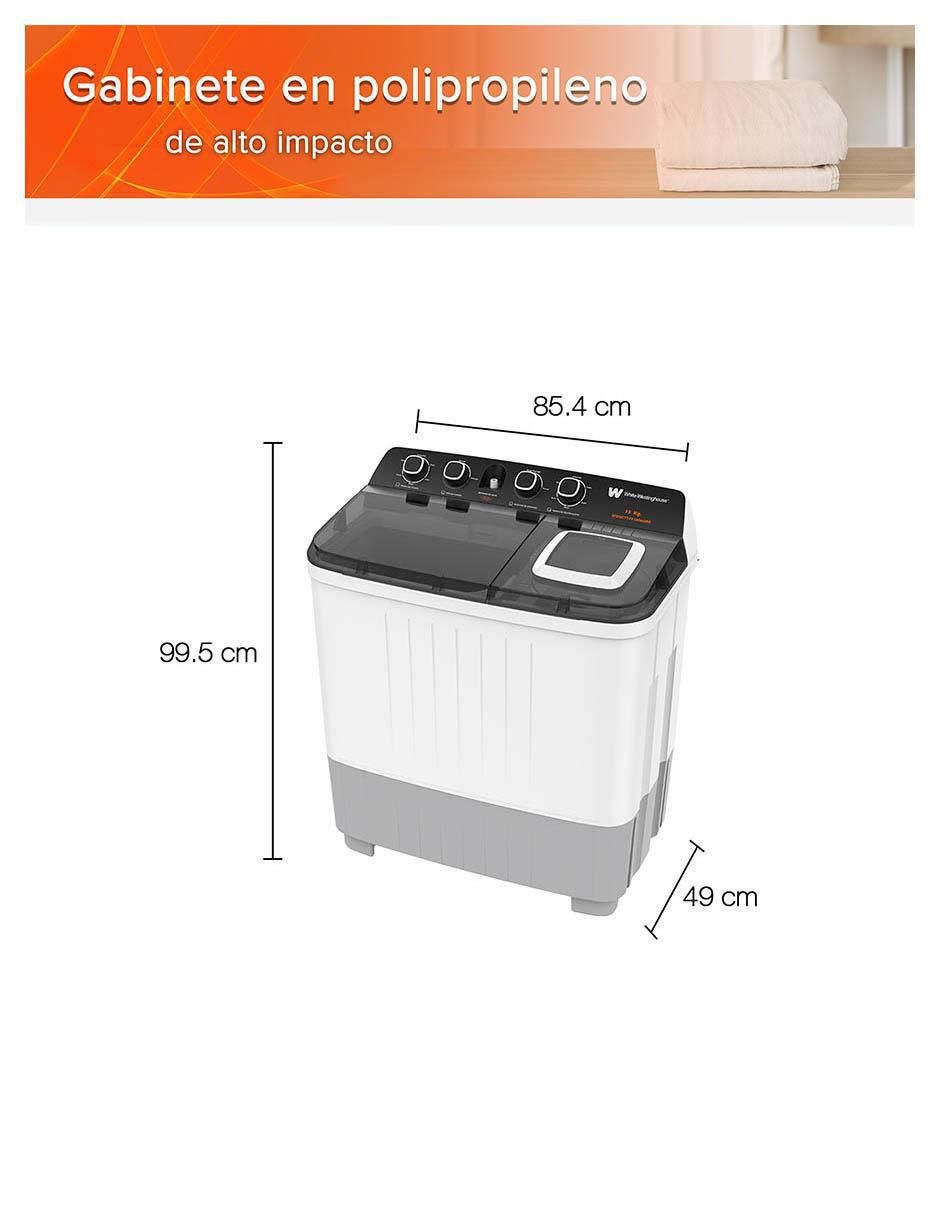 Lavadora doble tina 15 kg semiautomática carga superior WWXCTT251006QBK_05 7