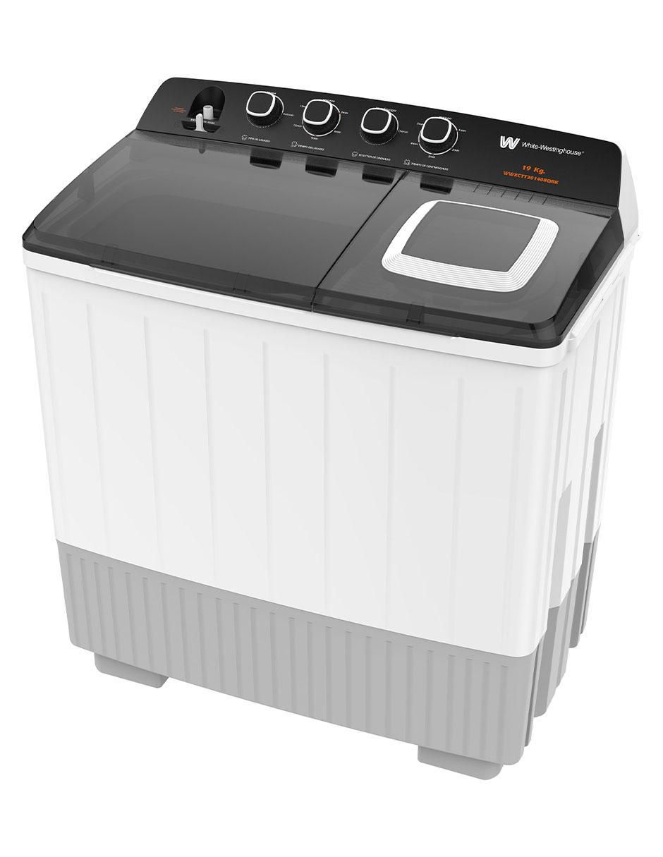 Lavadora doble tina 19 kg semiautomática carga superior WWXCTT301408QBK 1
