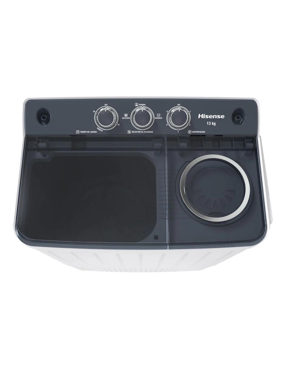Lavadora doble tina 13 kg semiautomática carga superior WSA1304P